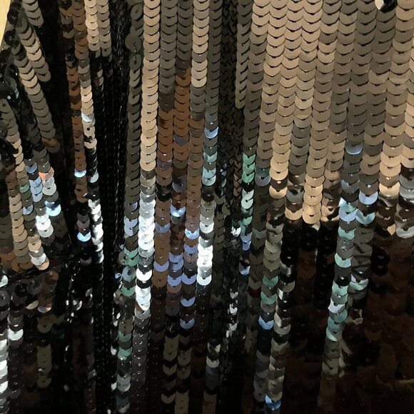 J.Crew Collection Womens Sequin Sleeveless Glam Top Shirt Size XXL Black FA NWT - Picture 6 of 12